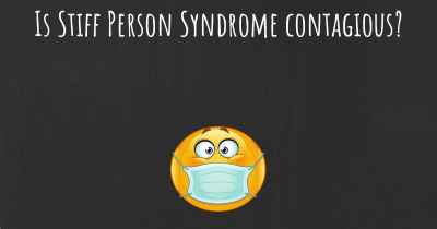 Is Stiff Person Syndrome contagious?