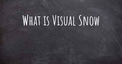 What is Visual Snow