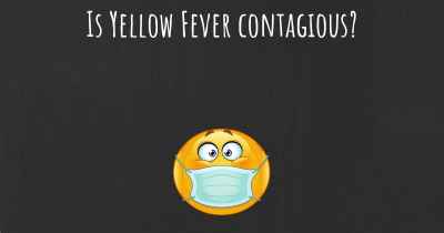 Is Yellow Fever contagious?