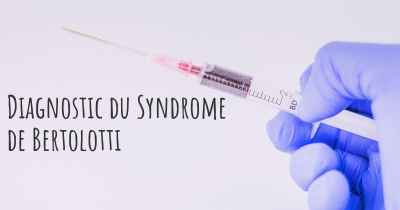 Diagnostic du Syndrome de Bertolotti