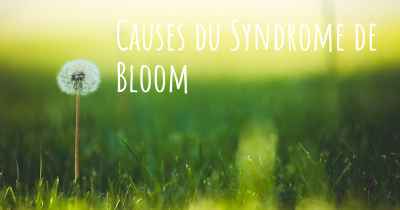 Causes du Syndrome de Bloom