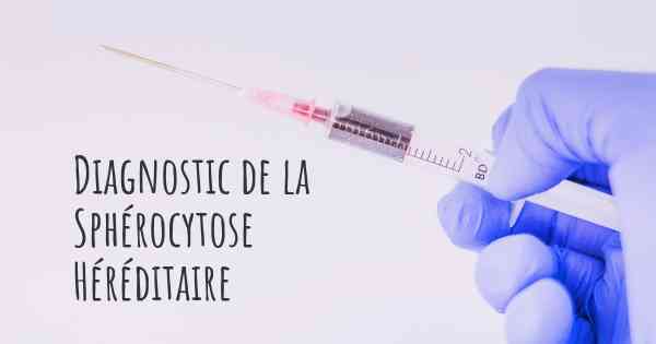 Diagnostic de la Sphérocytose Héréditaire