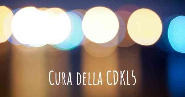 Cura della CDKL5