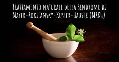 Trattamento naturale della Sindrome di Mayer-Rokitansky-Küster-Hauser (MRKH)