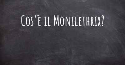 Cos'è il Monilethrix?