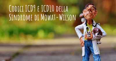 Codici ICD9 e ICD10 della Sindrome di Mowat-Wilson