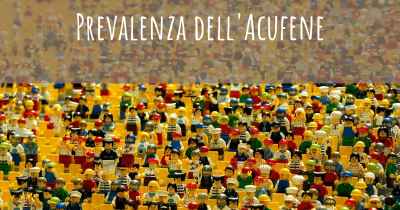 Prevalenza dell'Acufene