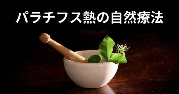 パラチフス熱の自然療法