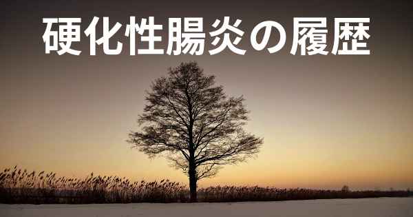 硬化性腸炎の履歴