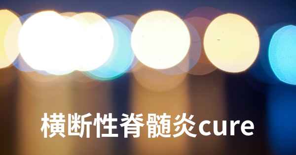 横断性脊髄炎cure