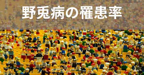 野兎病の罹患率