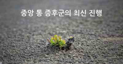 중앙 통 증후군의 최신 진행