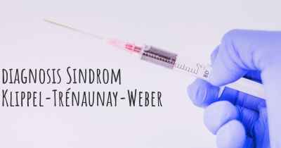 diagnosis Sindrom Klippel-Trénaunay-Weber