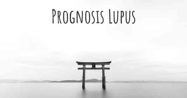 Prognosis Lupus