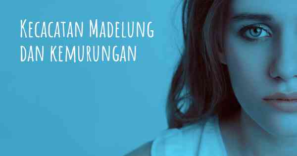 Kecacatan Madelung dan kemurungan