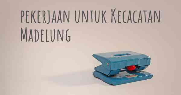 pekerjaan untuk Kecacatan Madelung
