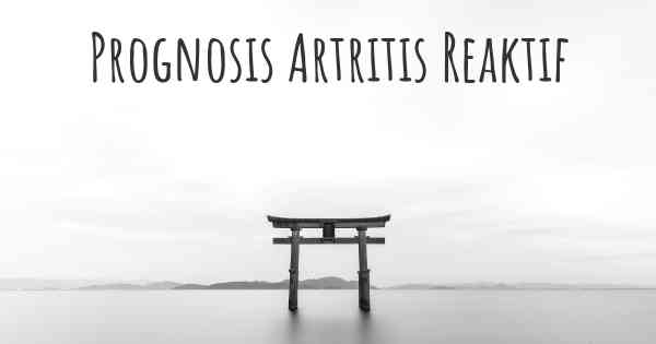 Prognosis Artritis Reaktif