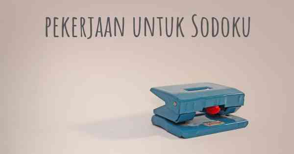 pekerjaan untuk Sodoku
