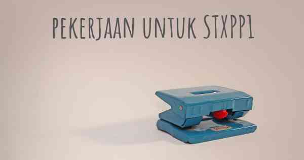 pekerjaan untuk STXPP1