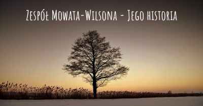 Zespół Mowata-Wilsona - Jego historia