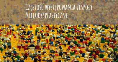 Częstość występowania Zespoły Mielodysplastyczne