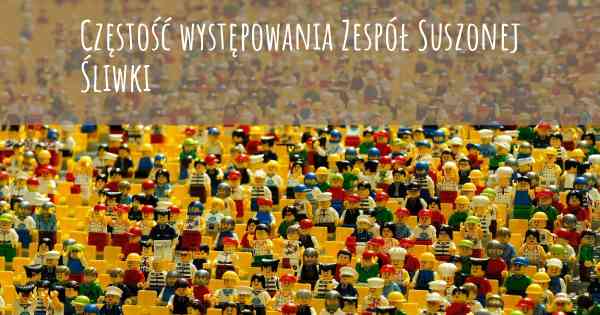 Częstość występowania Zespół Suszonej Śliwki