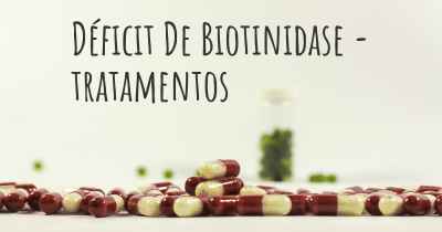 Déficit De Biotinidase - tratamentos