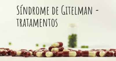 Síndrome de Gitelman - tratamentos
