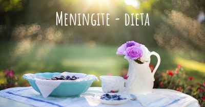 Meningite - dieta