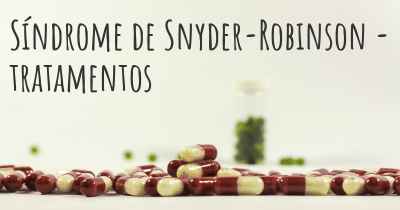 Síndrome de Snyder-Robinson - tratamentos