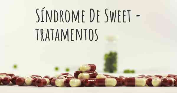 Síndrome De Sweet - tratamentos