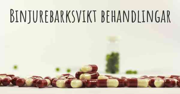Binjurebarksvikt behandlingar