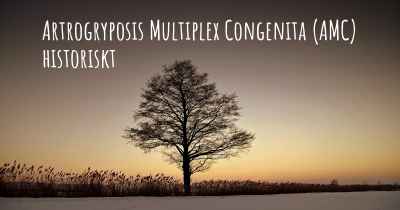 Artrogryposis Multiplex Congenita (AMC) historiskt