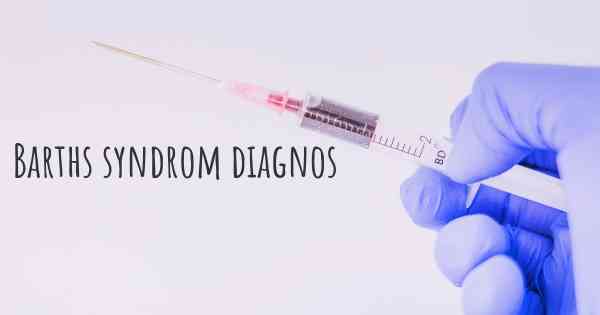 Barths syndrom diagnos