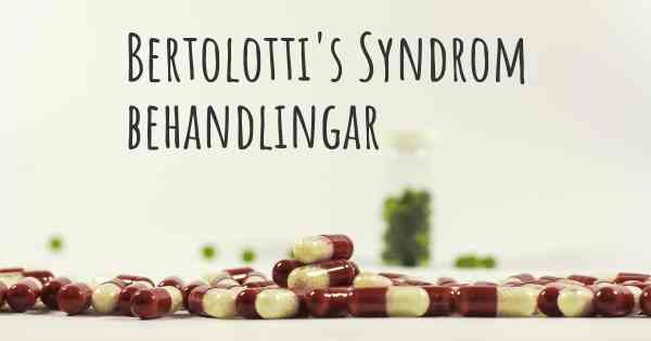 Bertolotti's Syndrom behandlingar