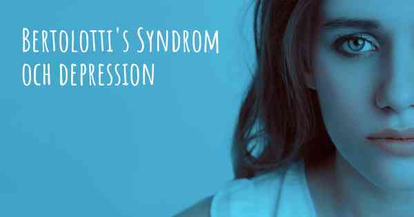 Bertolotti's Syndrom och depression