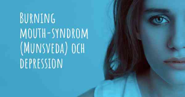 Burning mouth-syndrom (Munsveda) och depression