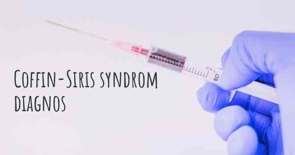 Coffin-Siris syndrom diagnos