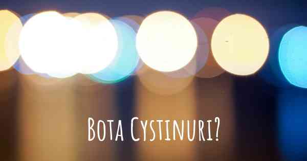 Bota Cystinuri?