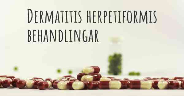 Dermatitis herpetiformis behandlingar