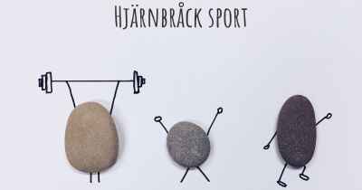 Hjärnbråck sport