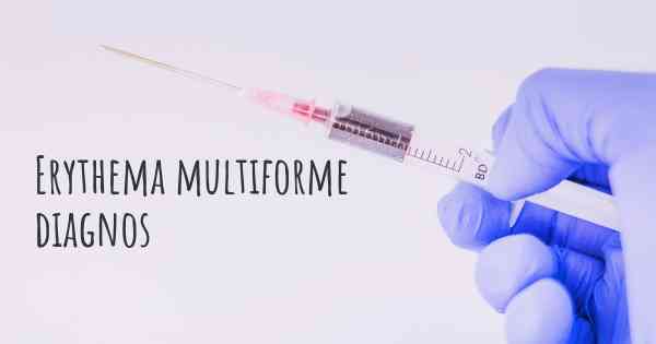 Erythema multiforme diagnos