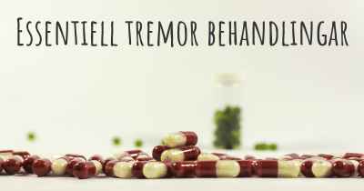 Essentiell tremor behandlingar