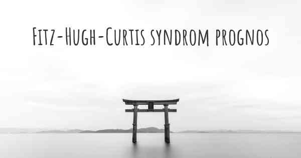 Fitz-Hugh-Curtis syndrom prognos