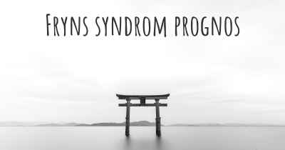 Fryns syndrom prognos