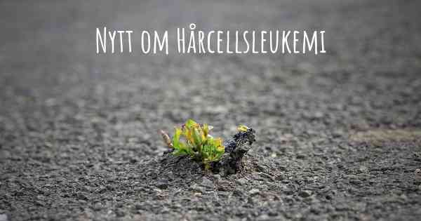 Nytt om Hårcellsleukemi