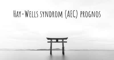 Hay-Wells syndrom (AEC) prognos