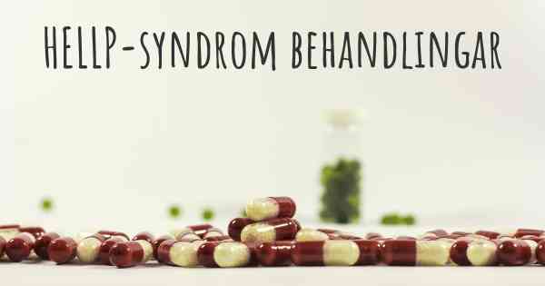 HELLP-syndrom behandlingar