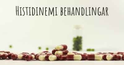 Histidinemi behandlingar