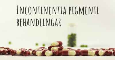 Incontinentia pigmenti behandlingar